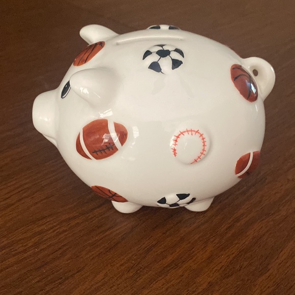 Piggy Bank- Sports Balls - Picture 2 of 5